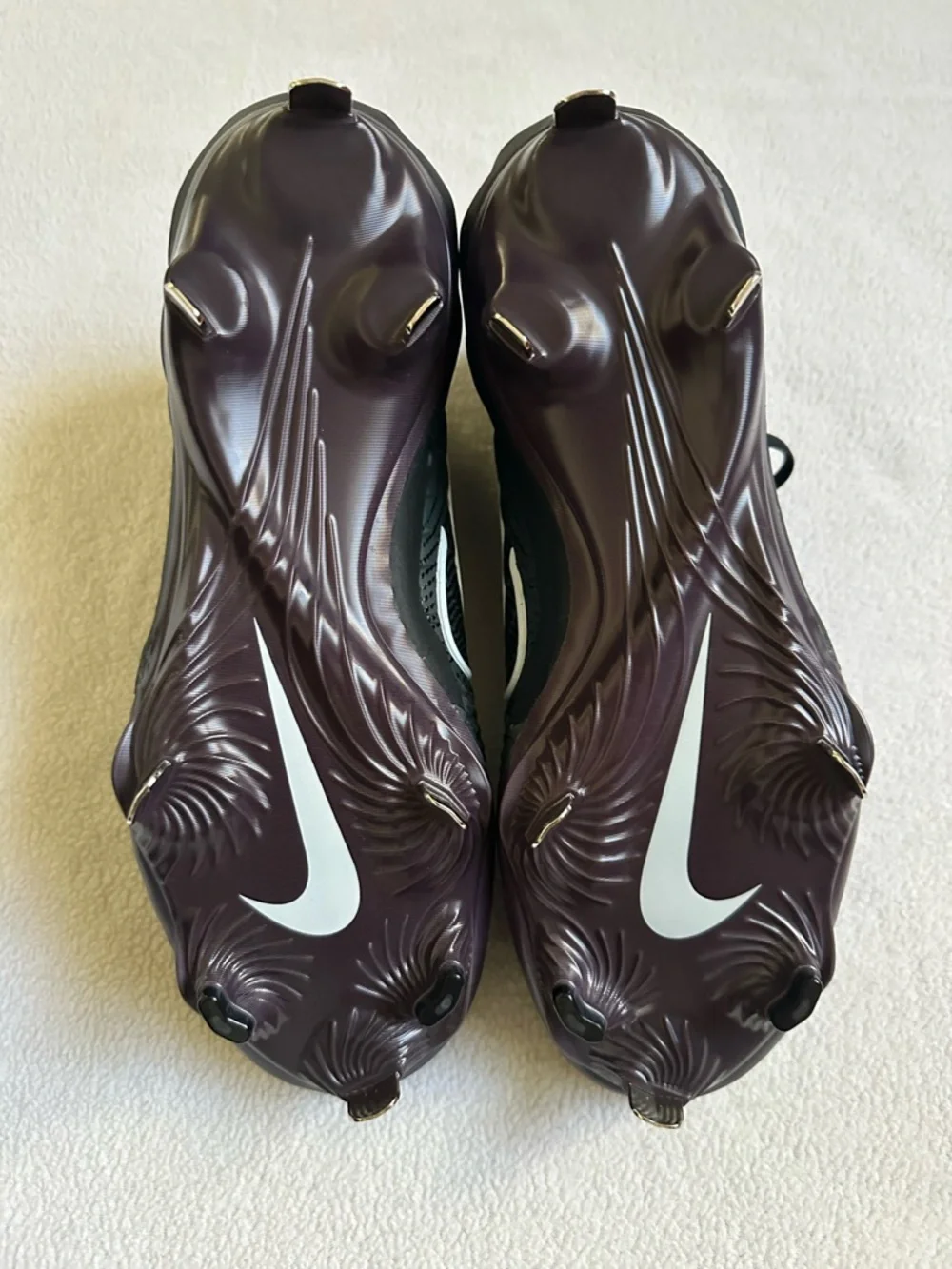 Nike Alpha Huarache NXT Men's Metal Baseball Cleats Black sz 8.5 DJ6517-010 - Picture 5 of 9
